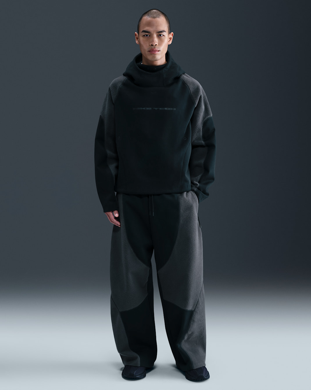 Nike Tech Boreas Men's Knit Open-Hem Pants - Black/Anthracite/Black