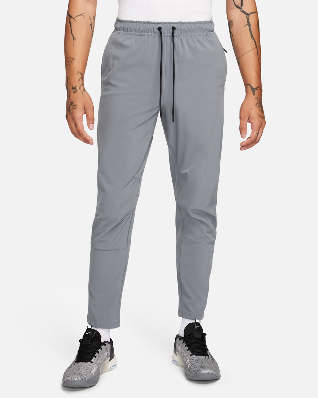 Nike Unlimited Men's Dri-FIT Tapered Leg Versatile Pants - Smoke Grey/Black/Smoke Grey