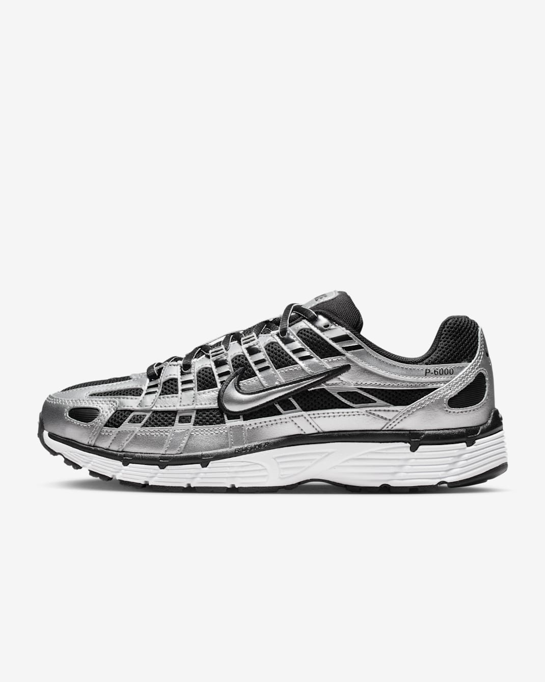 Nike P-6000 Women's Shoes - Metallic Silver/Black/White/Metallic Silver