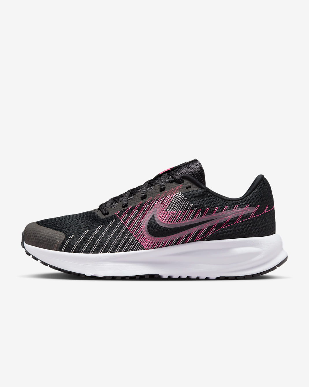 Nike Run Defy Women's Road Running Shoes - Black/Hyper Pink/Pink Foam/Elemental Pink