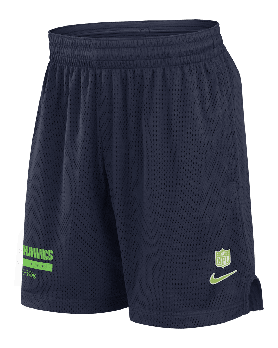 Shorts Nike Dri-FIT de la NFL para hombre Seattle Seahawks Sideline - Azul marino