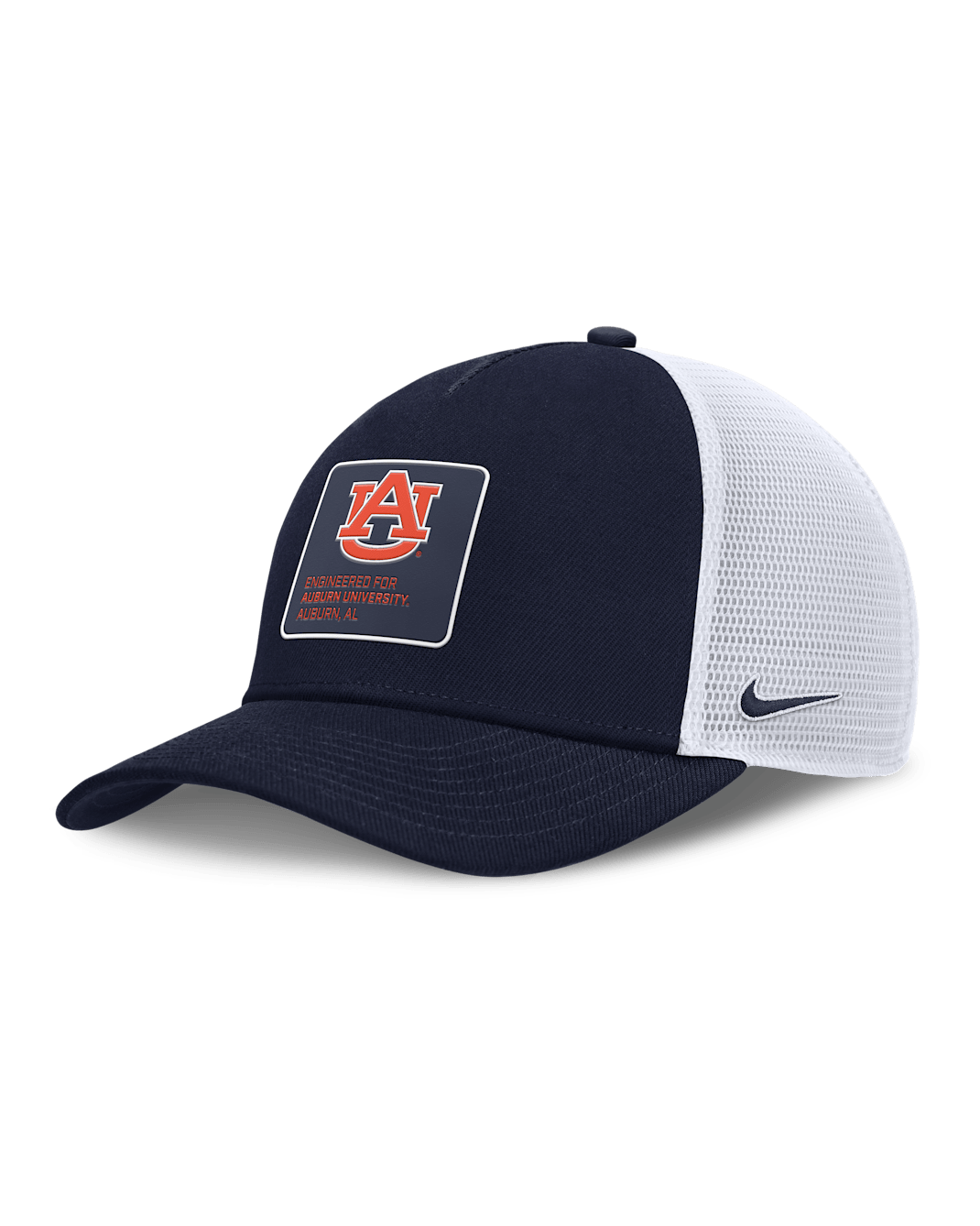 Auburn On-Field Rise Engineered Men's Nike College Trucker Adjustable Hat - Navy