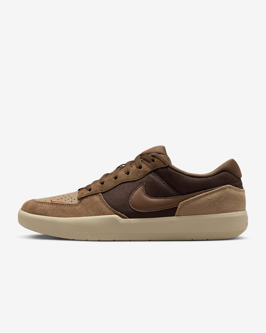 Nike SB Force 58 Skate Shoes - Baroque Brown/Parachute Beige/Desert Khaki/Mosswood Brown