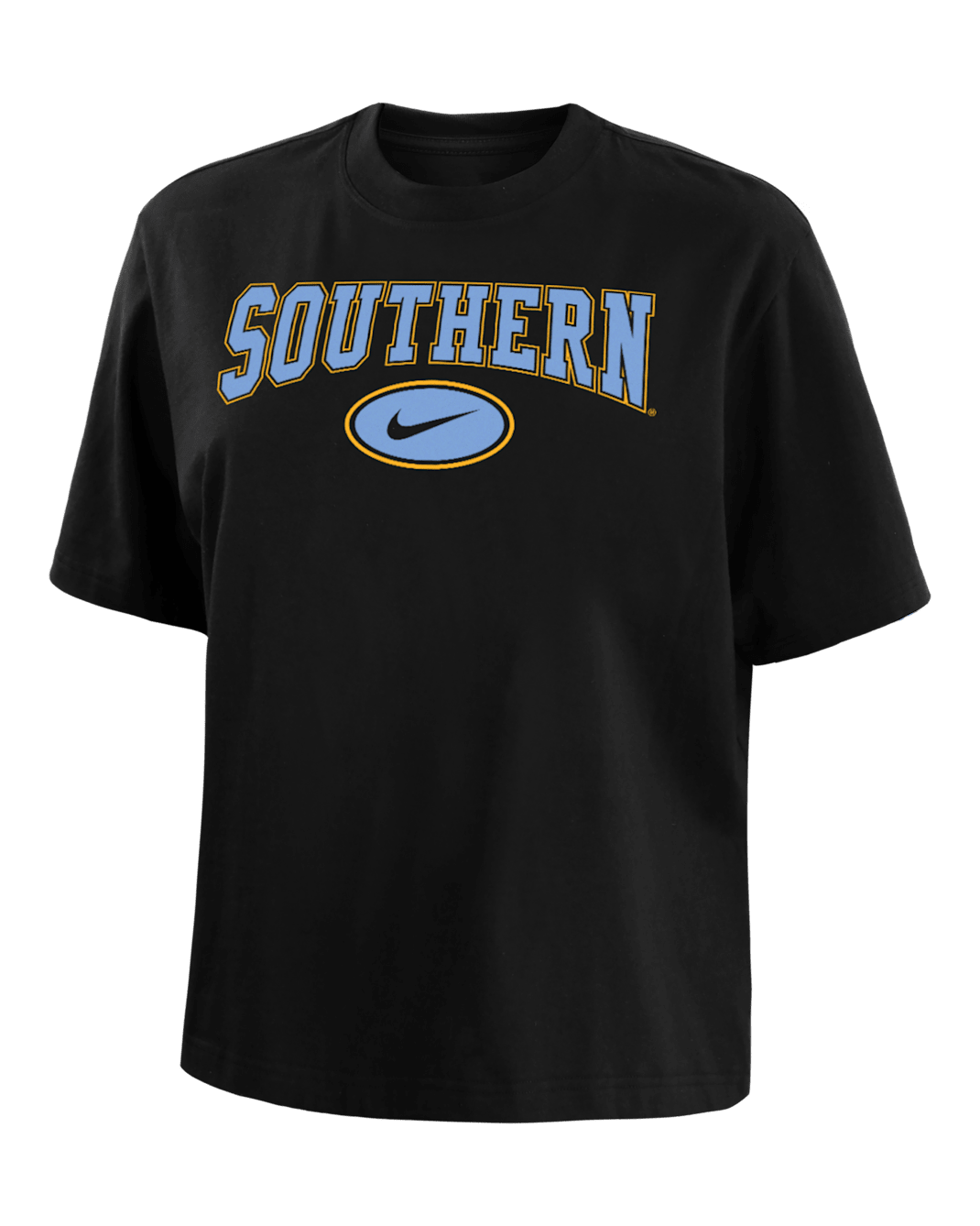 Southern Women's Nike College Boxy T-Shirt - Black