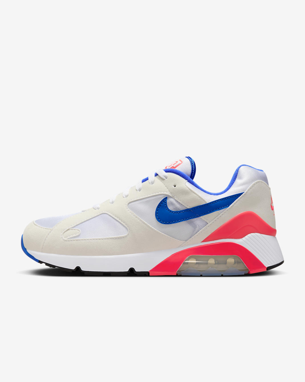 Nike Air 180 Men's Shoes - White/Solar Red/Black/Ultramarine