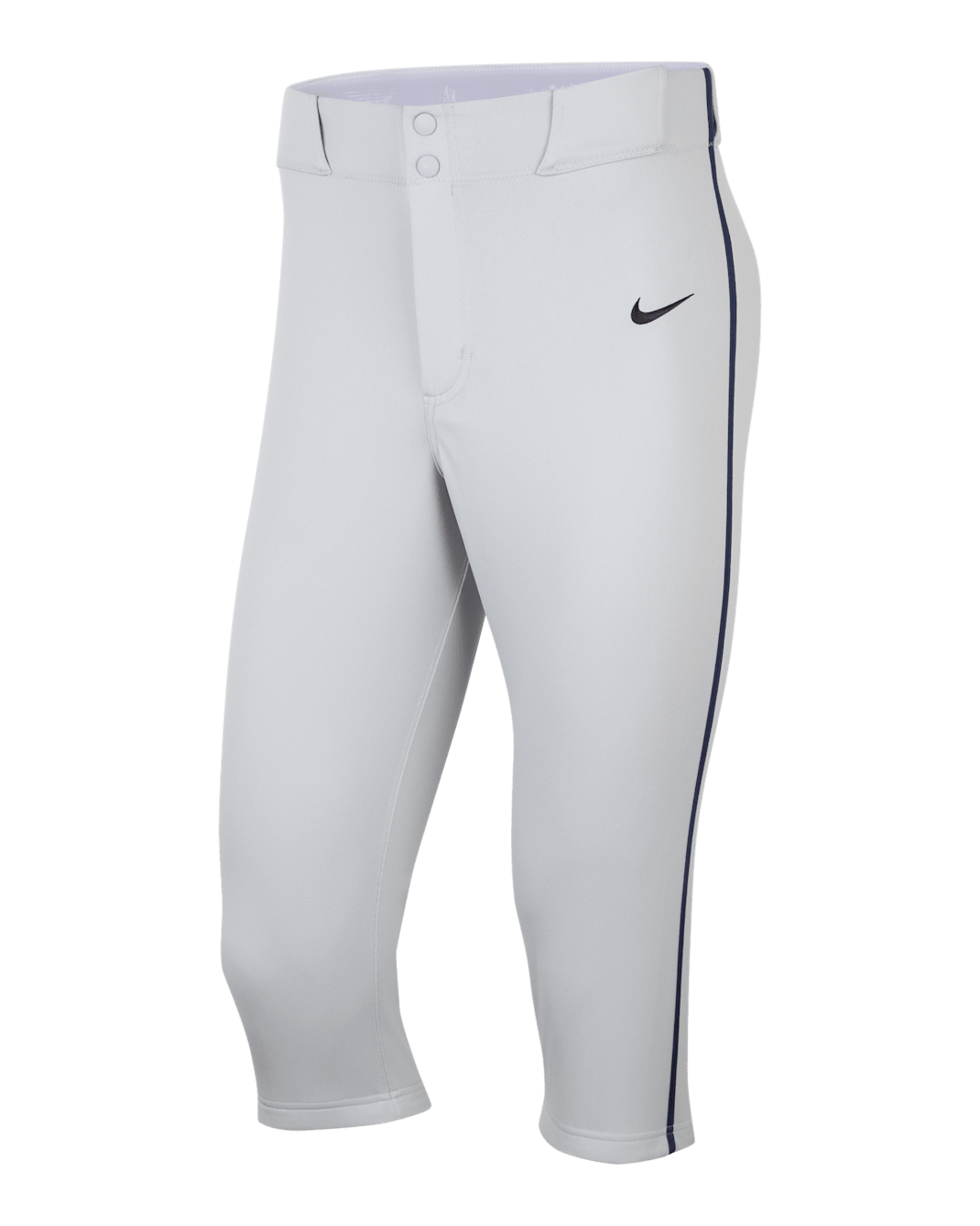 Pants de béisbol entubados de cintura alta para hombre Nike Vapor Select 2 - Gris lobo/Azul marino medianoche/Negro