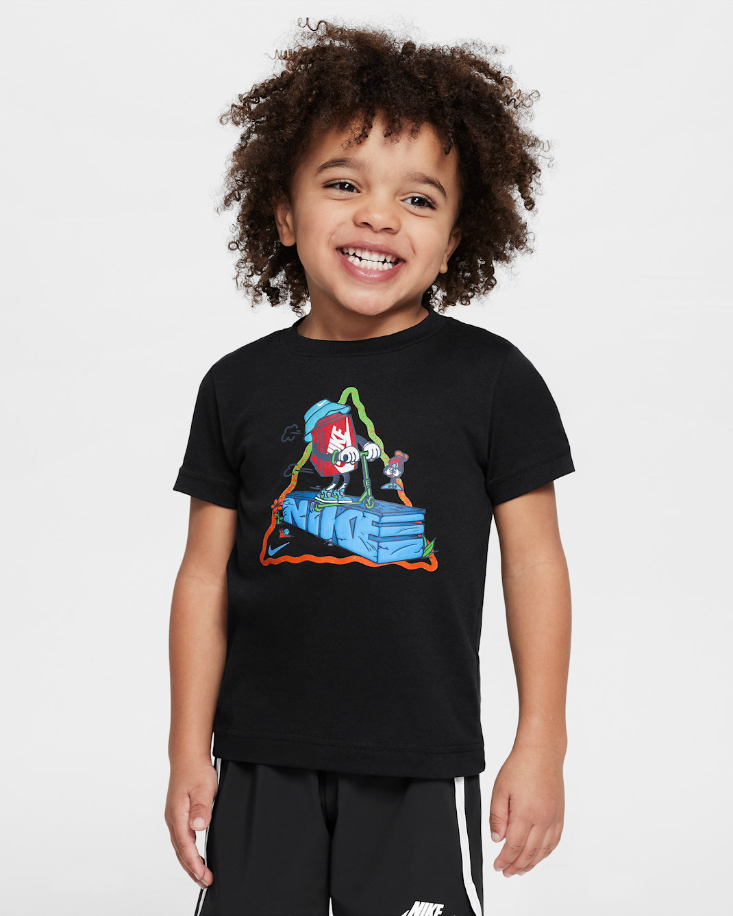 Nike Toddler Boxy Scooter T-Shirt - Black
