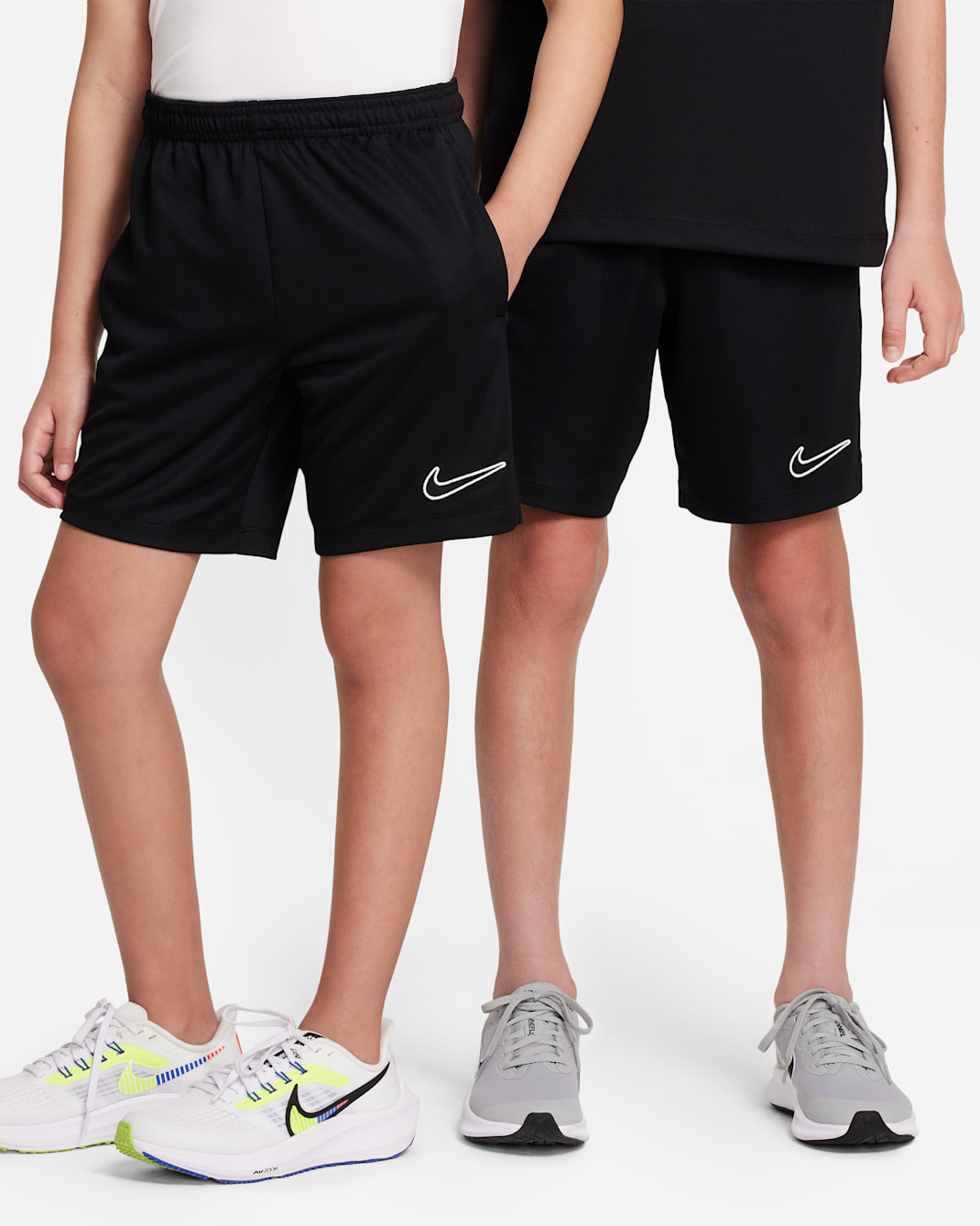 Nike Trophy23 Big Kids' Dri-FIT Training Shorts - Black/Black/White