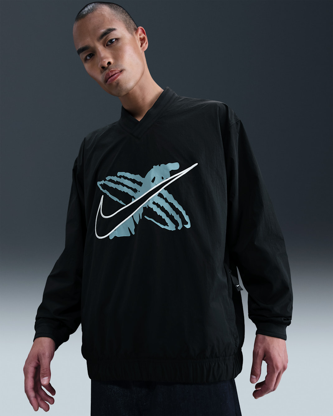 เสื้อกันลมผู้ชาย Nike Sportswear - ดำ