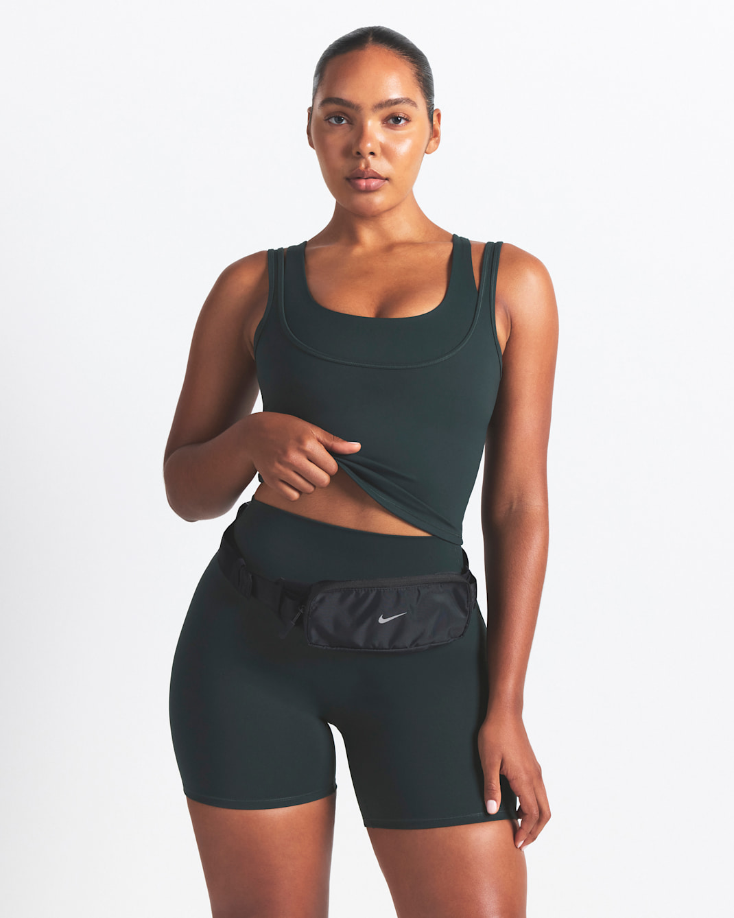 Camiseta de tirantes de cuello en forma de U con doble tirante para mujer NikeSKIMS Matte - NSKM DARK TEAL/NSKM DARK TEAL