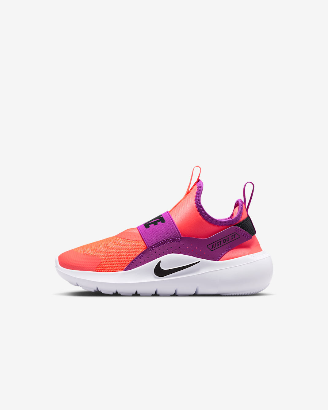 Nike Flex Runner 4 Little Kids' Shoes - Bright Mango/Vivid Purple/White/Anthracite
