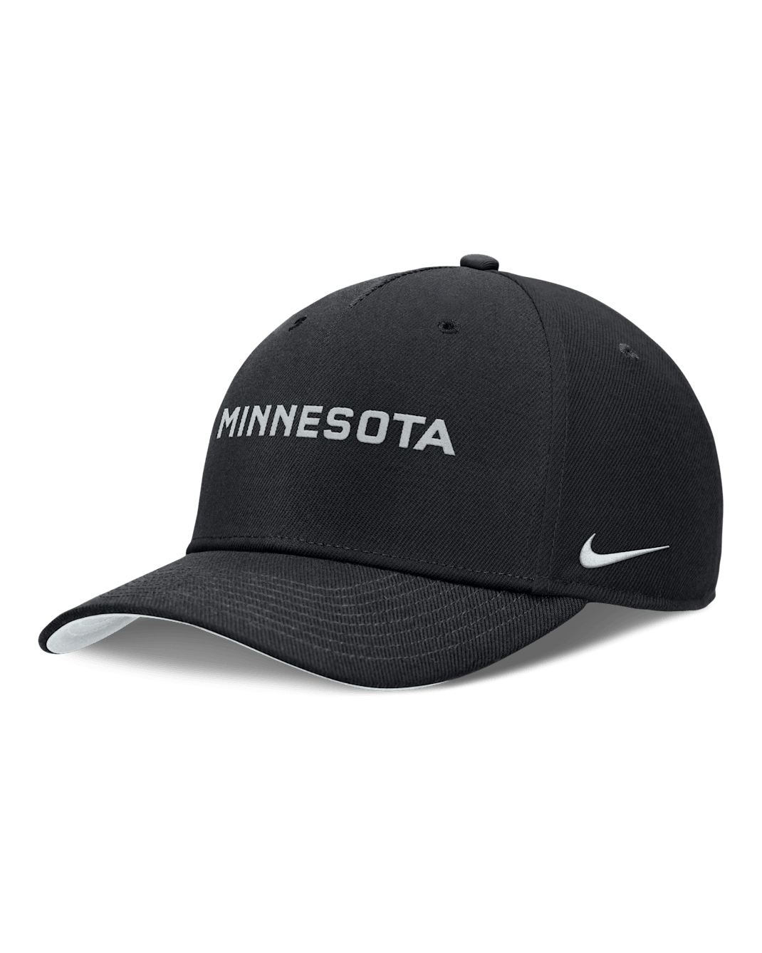 Gorra Nike Dri-FIT de la MLB ajustable para hombre Minnesota Twins Rise - Negro