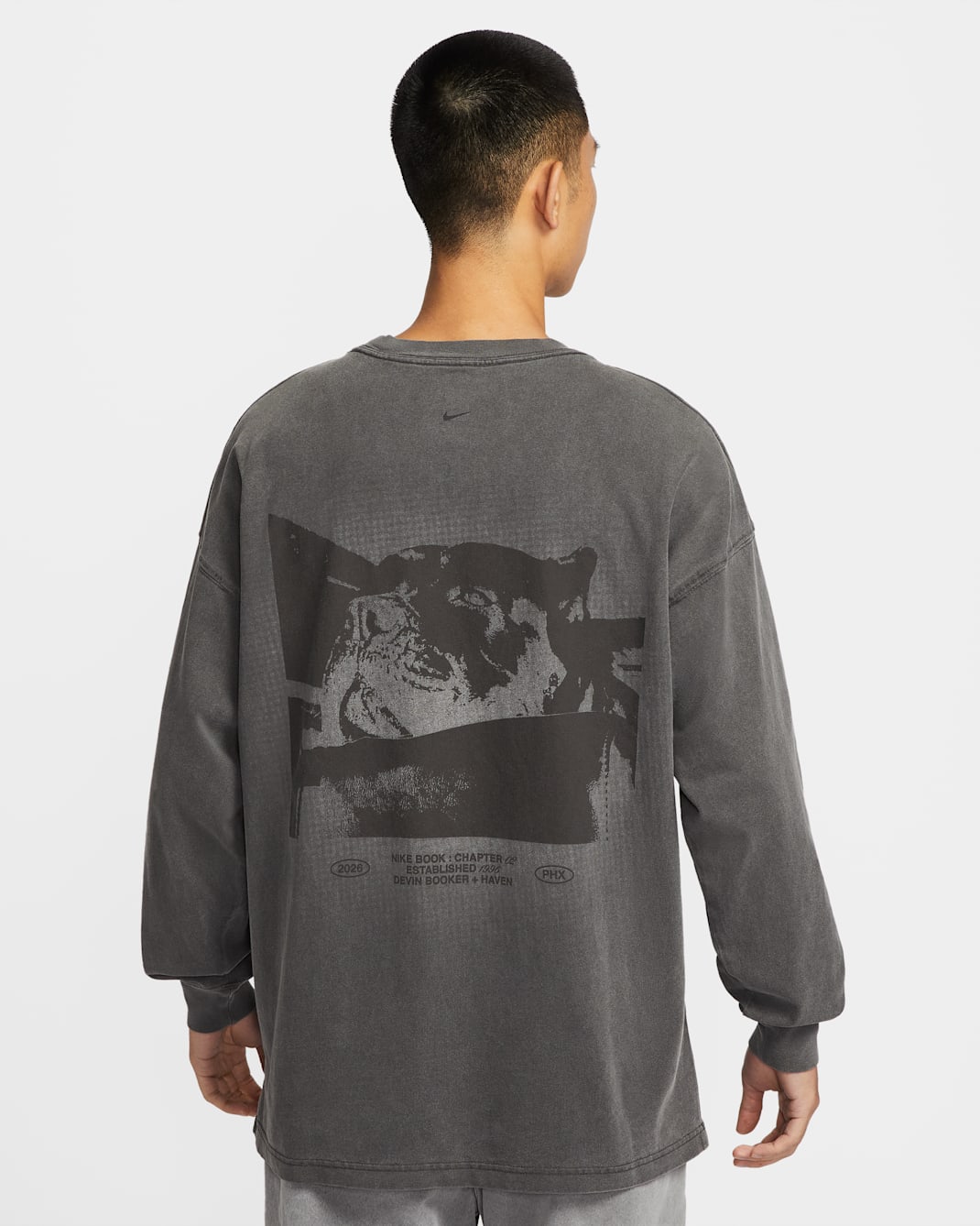 나이키 남성 긴팔 농구 티셔츠 예약 - 블랙