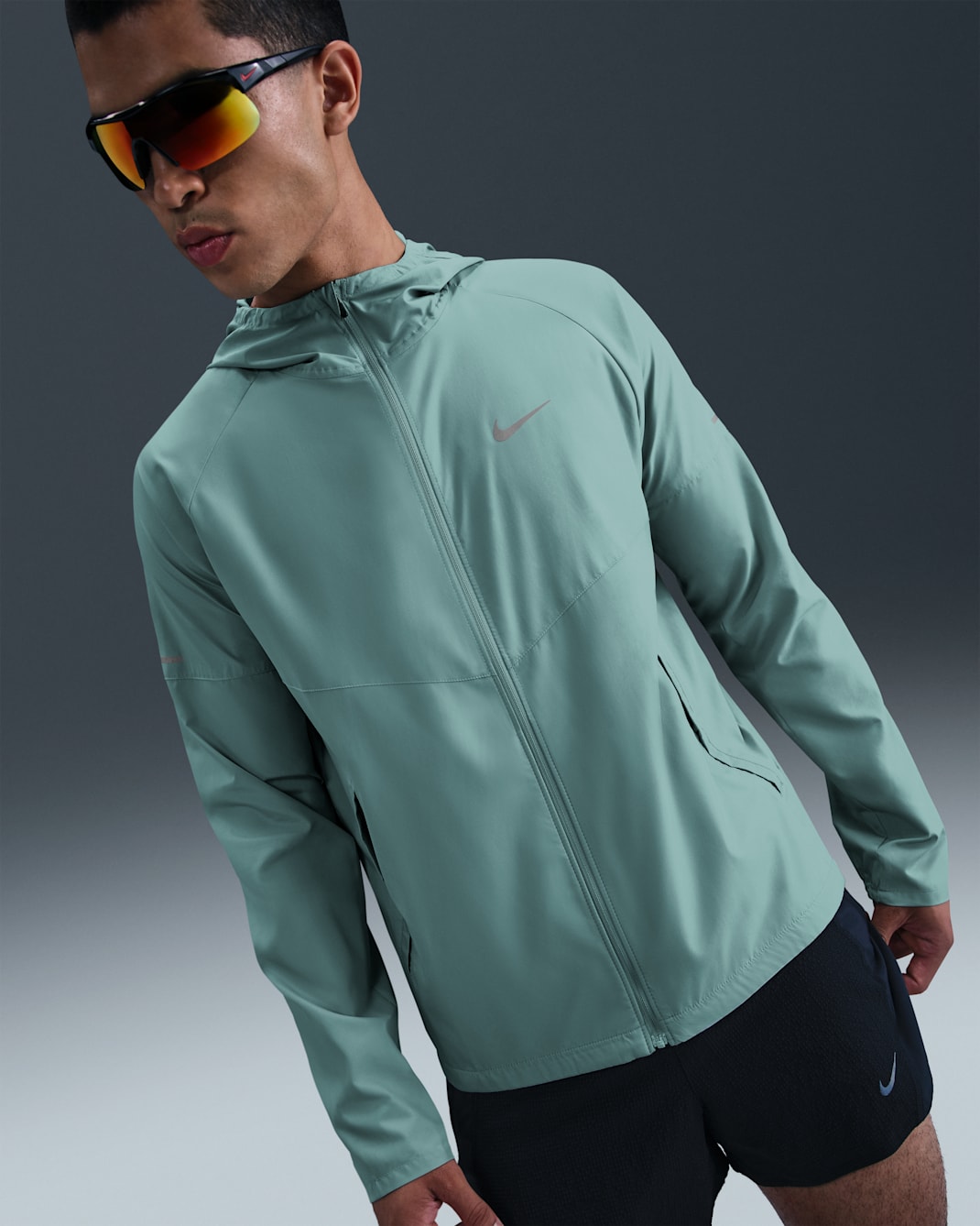 Nike Miler Men's Repel Running Jacket - Cannon/Cannon