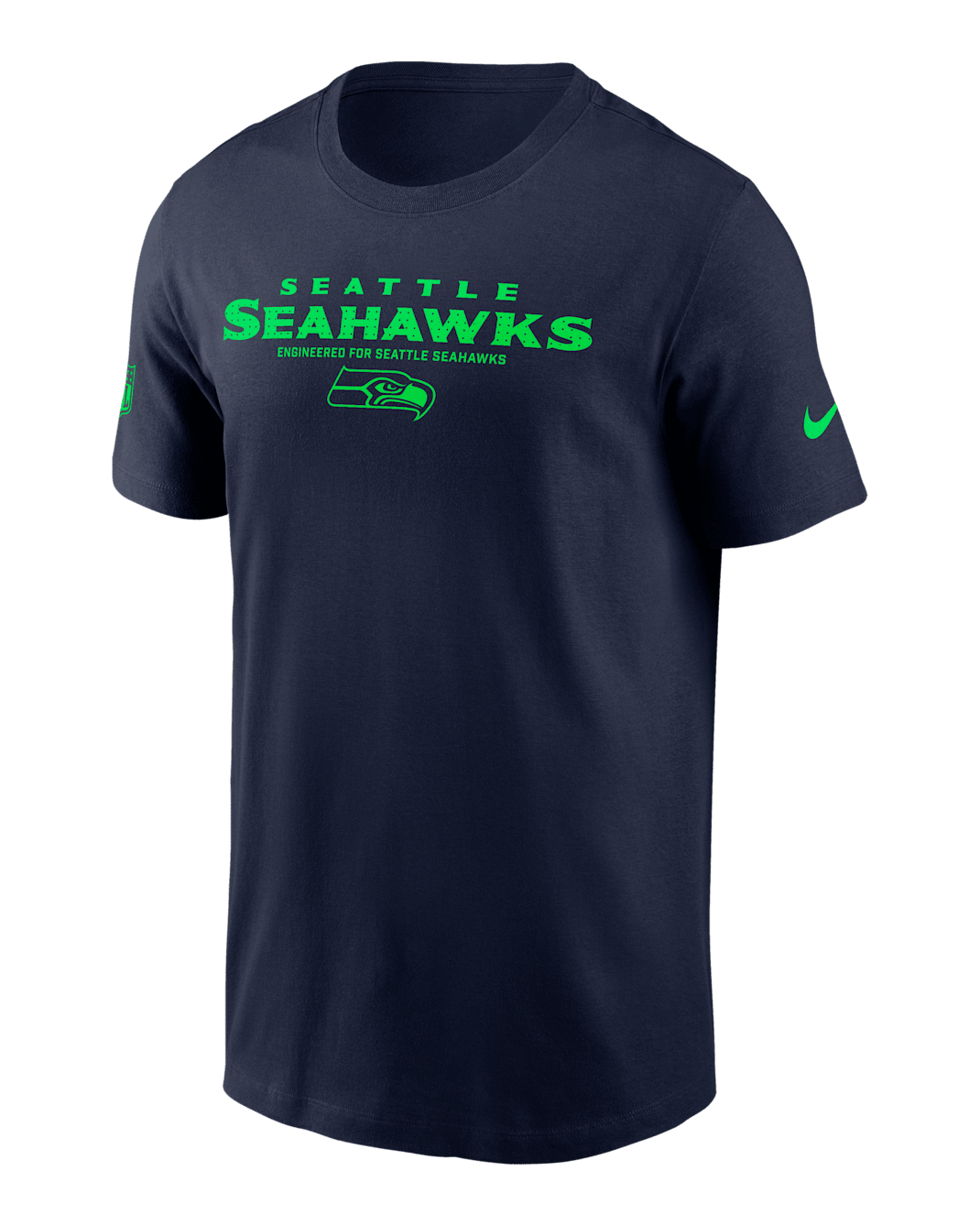 Seattle Seahawks Sideline Team Issue Men's Nike Dri-FIT NFL T-Shirt - Navy