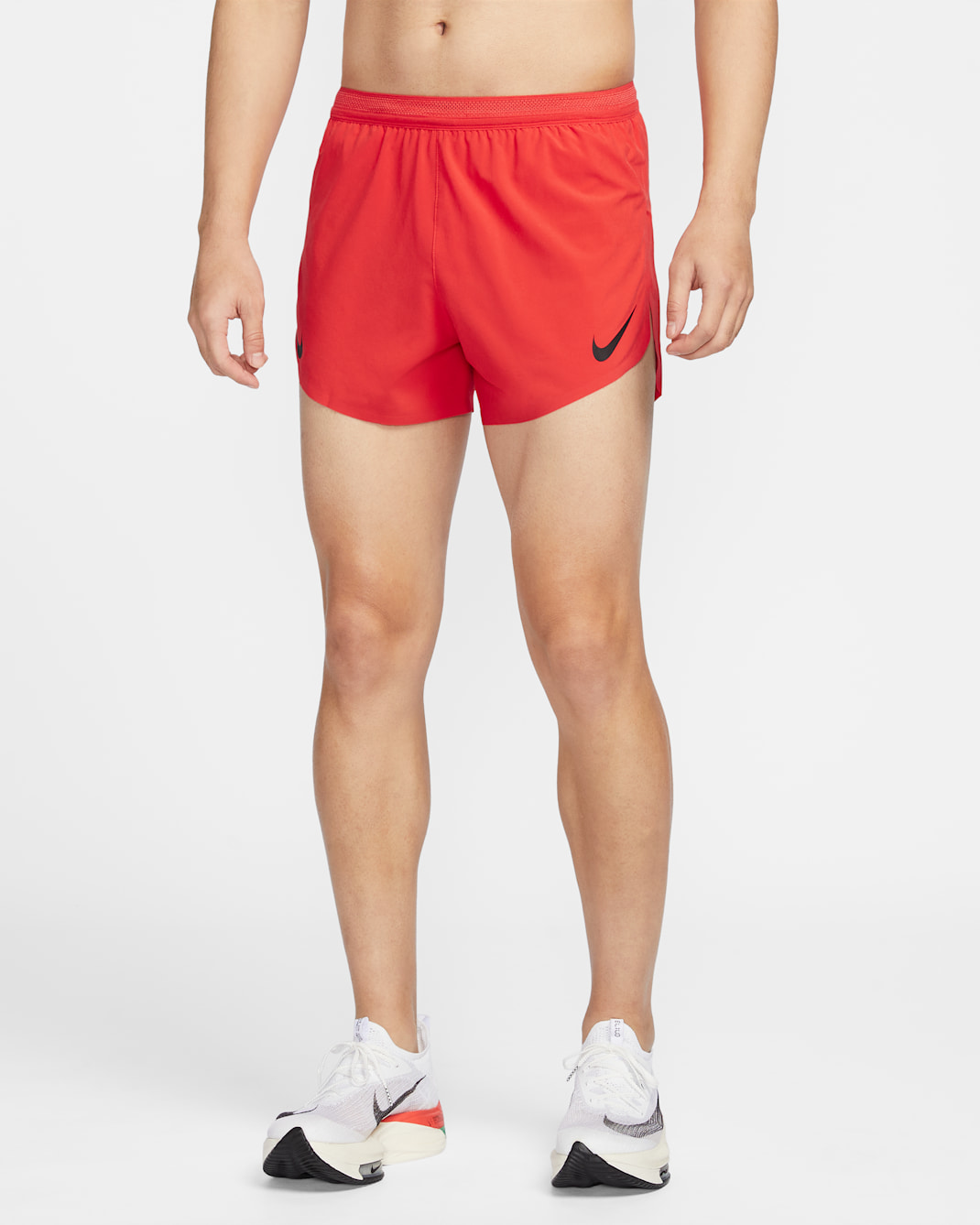 Nike AeroSwift Men's Dri-FIT ADV 10cm (approx.) Brief-Lined Running Shorts - Light Crimson/Black