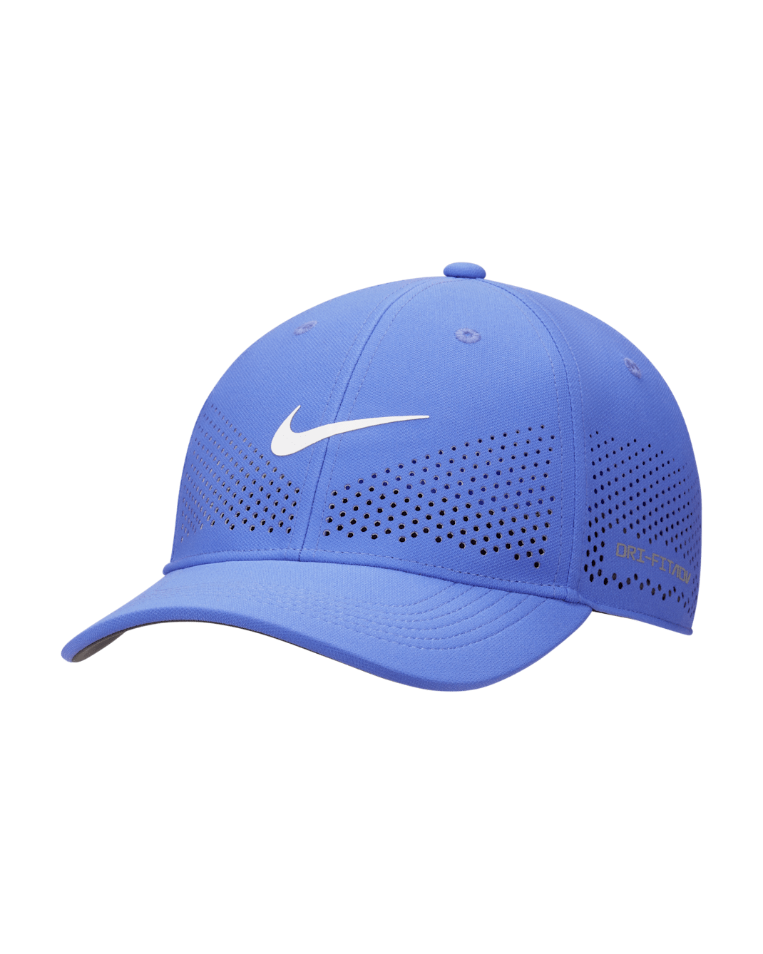 Nike Dri-FIT ADV Club Structured Swoosh Cap - Light Ultramarine/White