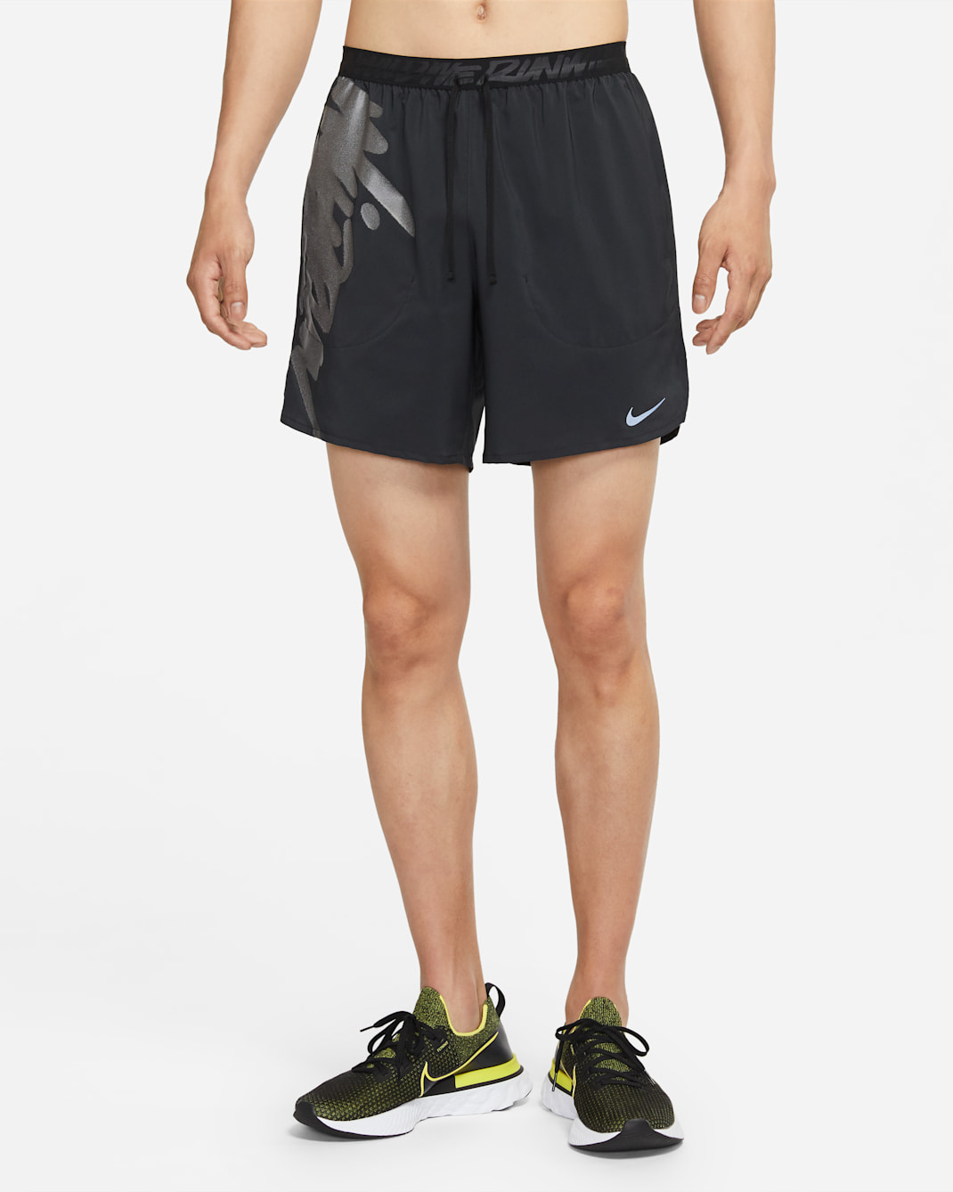 Nike Dri-FIT Flex Stride Wild Run Men's Unlined 18cm (approx.) Running Shorts - Off-Noir/Black