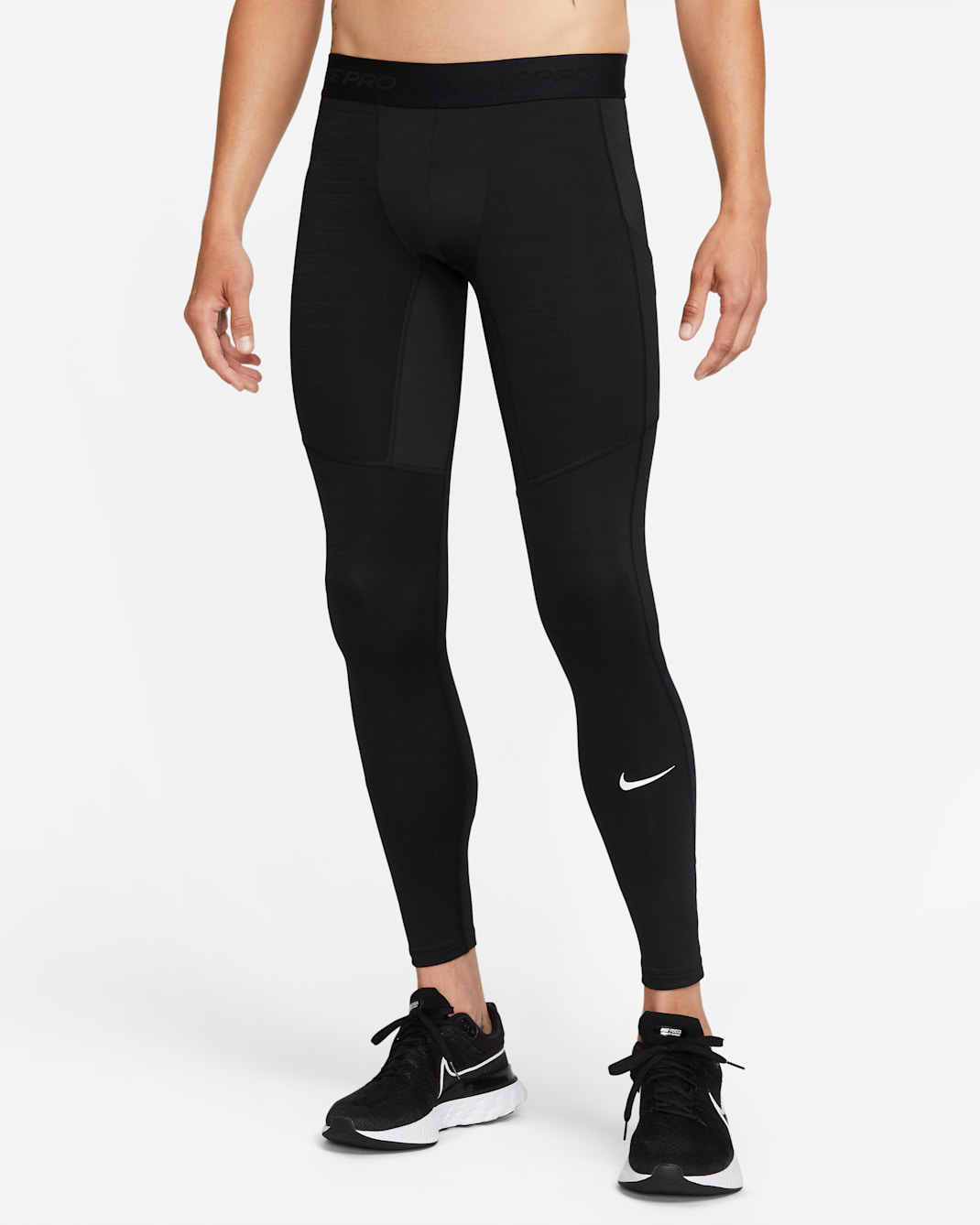 Legging Nike Pro Warm pour Homme - Noir/Blanc