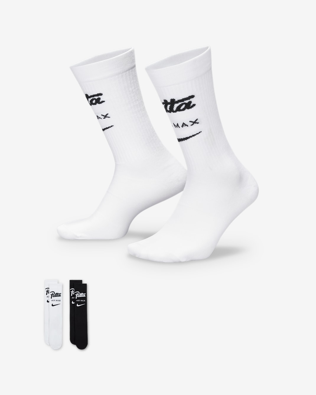 Nike x Patta Everyday Essentials Crew Socks (2 Pairs) - Multi-Colour