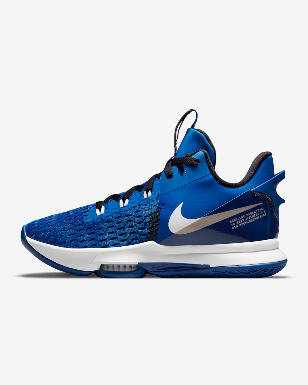 LeBron Witness 5 Basketball Shoes - Game Royal/Black/White