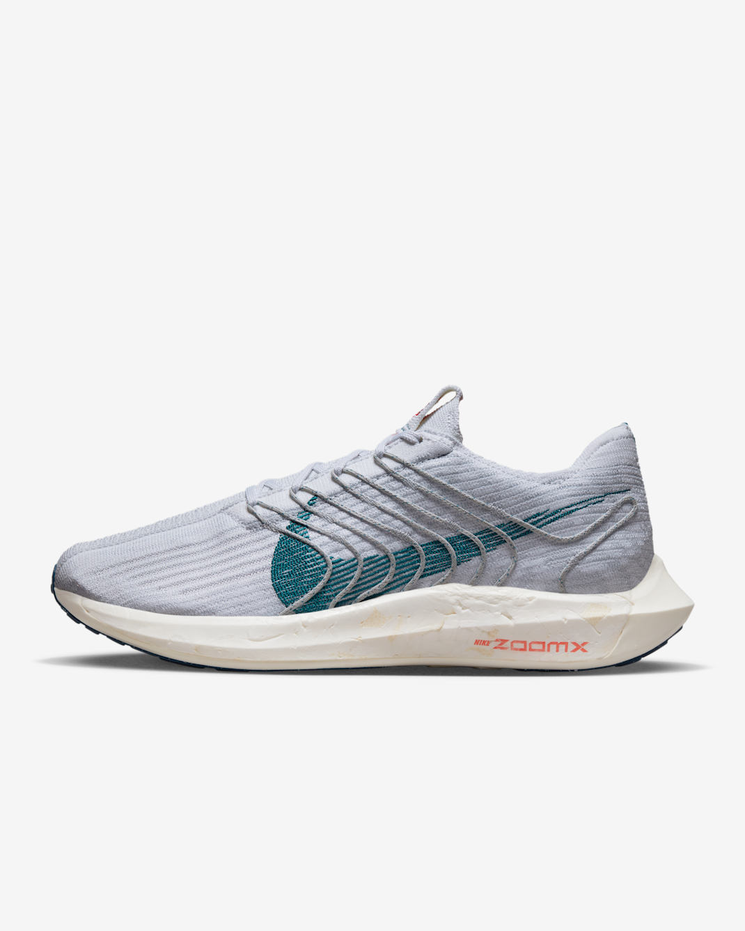 Nike Pegasus Turbo Men's Road Running Shoes - Pure Platinum/White/Valerian Blue/Bright Spruce