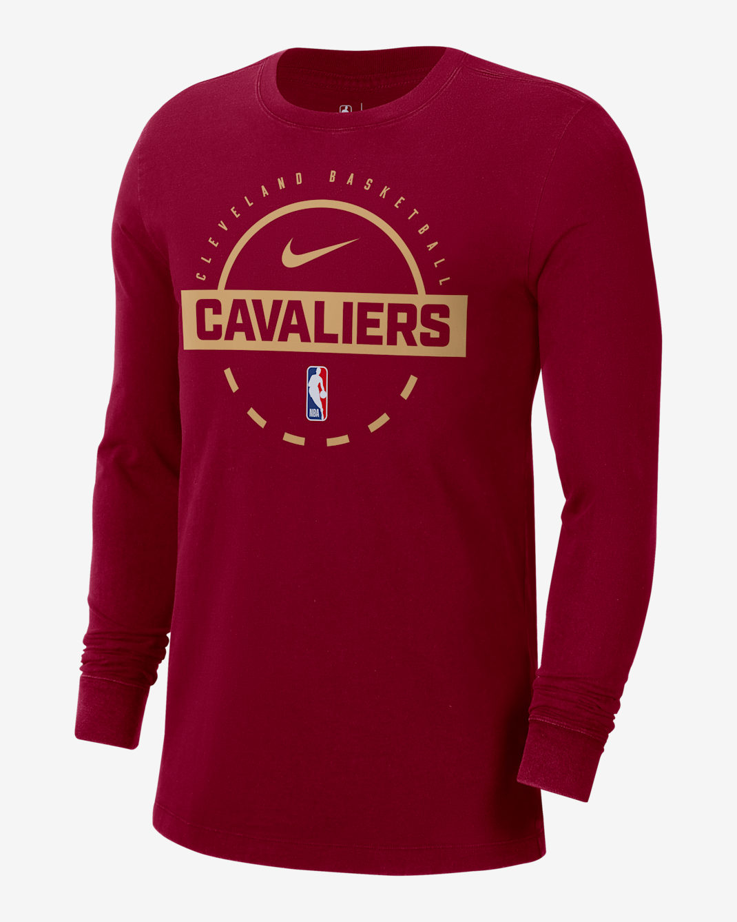 Cleveland Cavaliers Men's Nike NBA Practice Long-Sleeve T-Shirt - Team Red