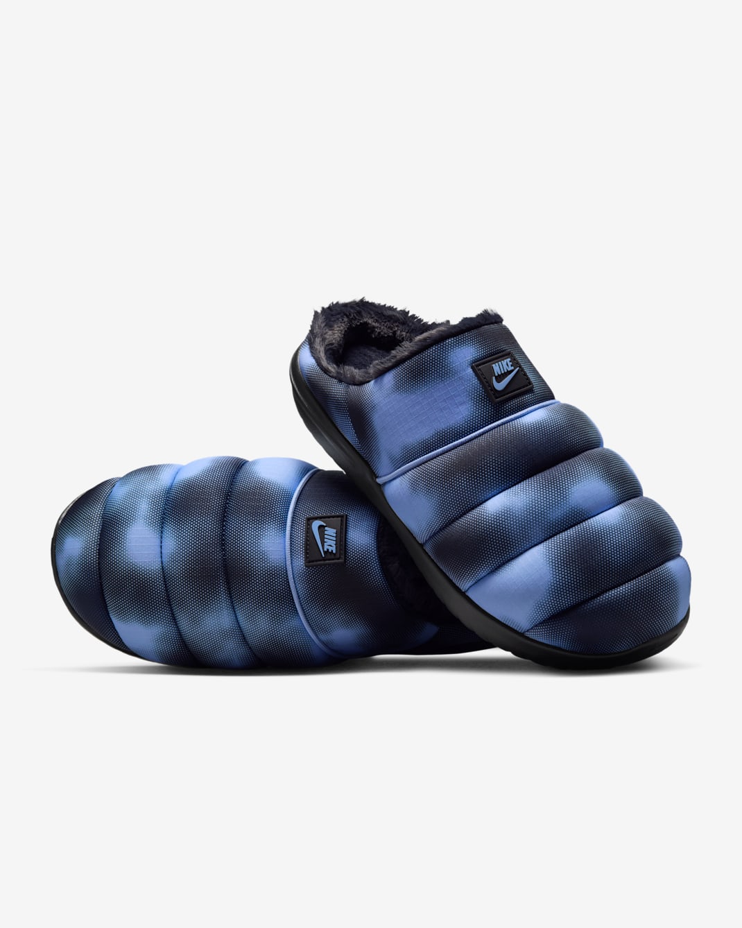 Nike Burrow SE Men's Slippers - Black/Midnight Navy/Aluminum/Aluminum