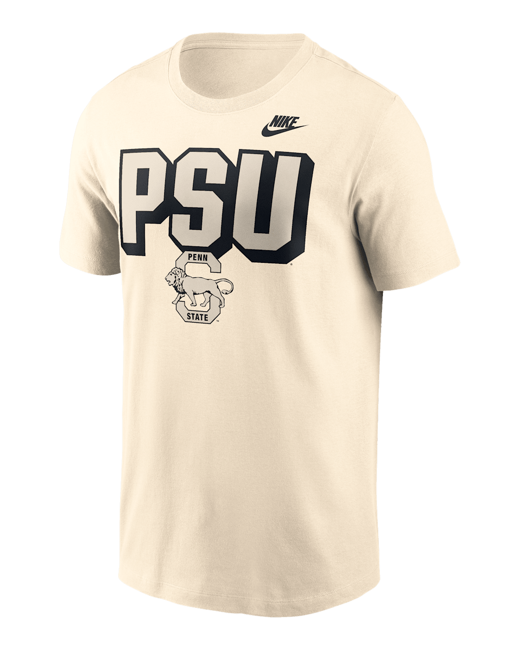 Penn State Team Bold Men's Nike College T-Shirt - Natural