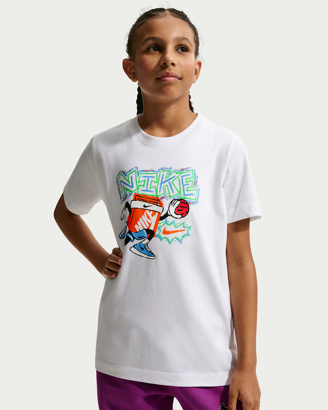 Nike Sportswear Older Kids' T-Shirt - White