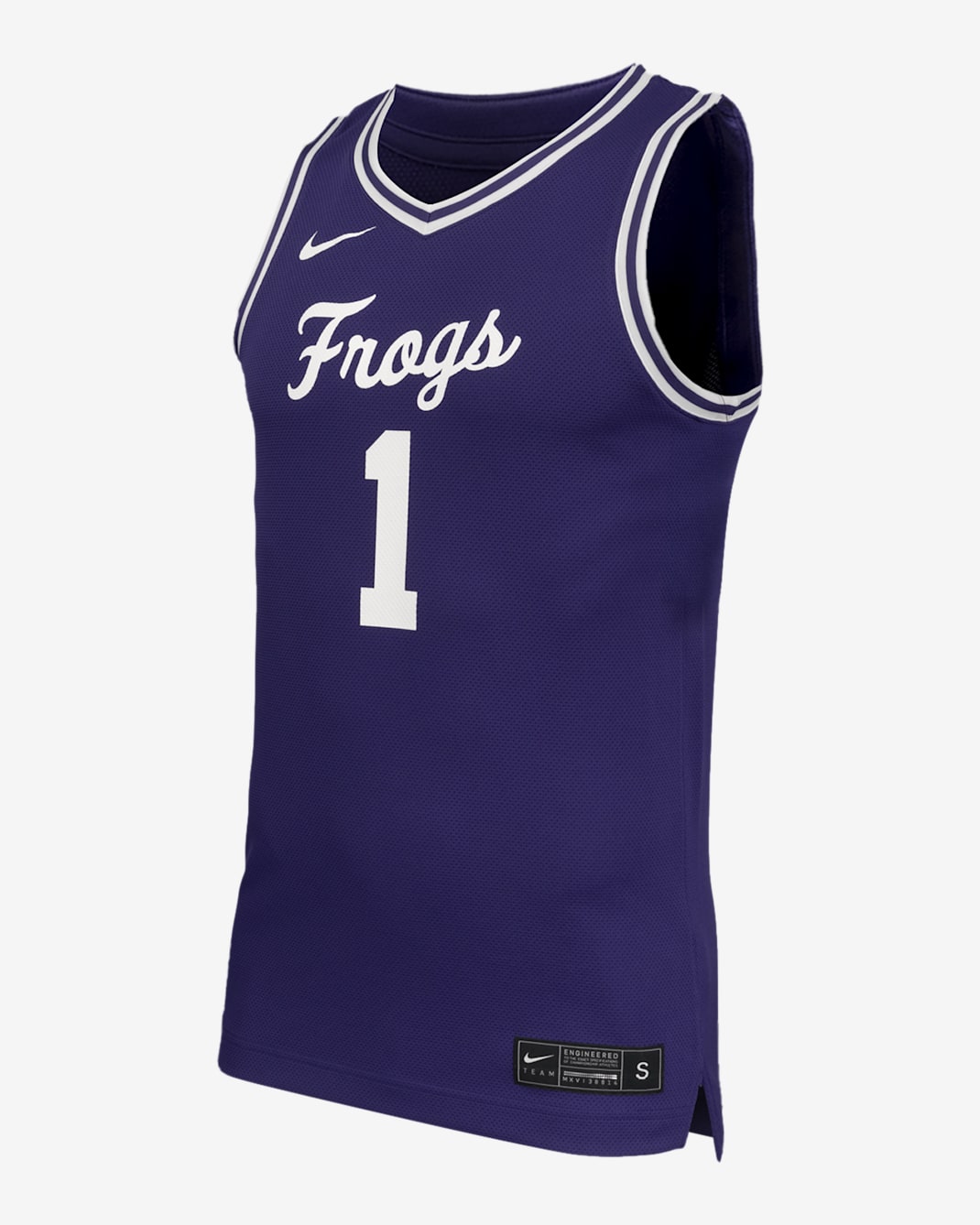 Jersey de básquetbol universitario Nike Replica para hombre TCU - Orquídea