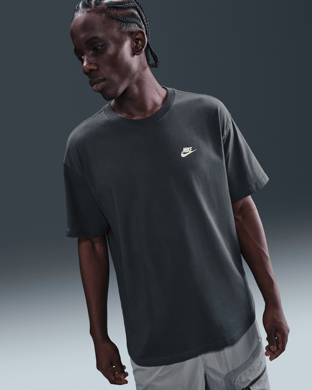 Nike Men's Max90 Basketball T-Shirt - Anthracite