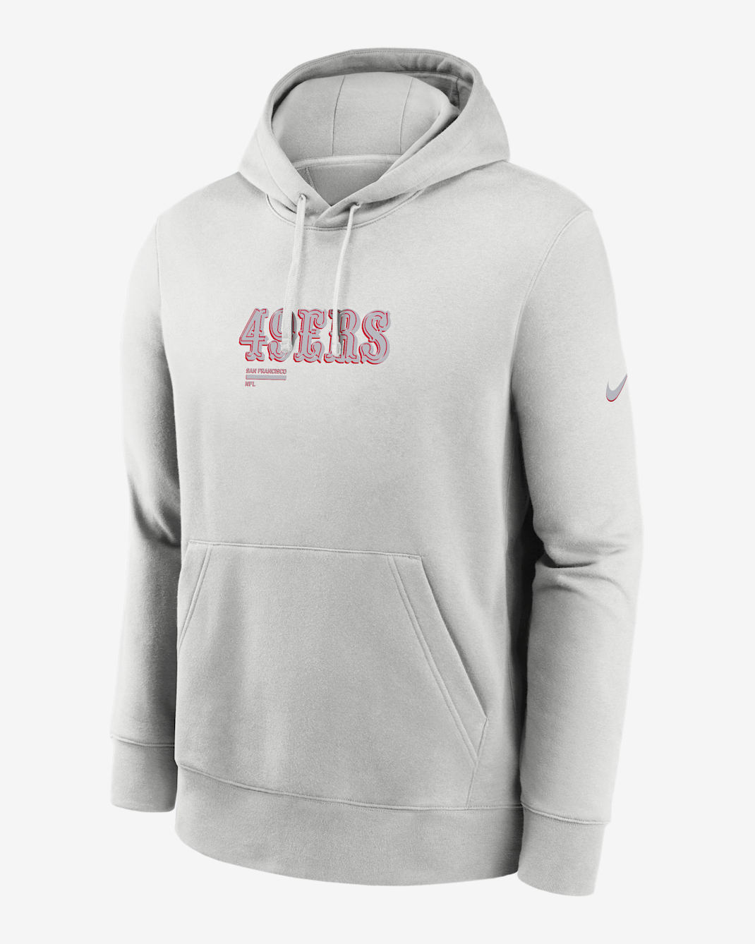 Sudadera con gorro sin cierre Nike de la NFL para hombre San Francisco 49ers Slot Receiver Club - Gris