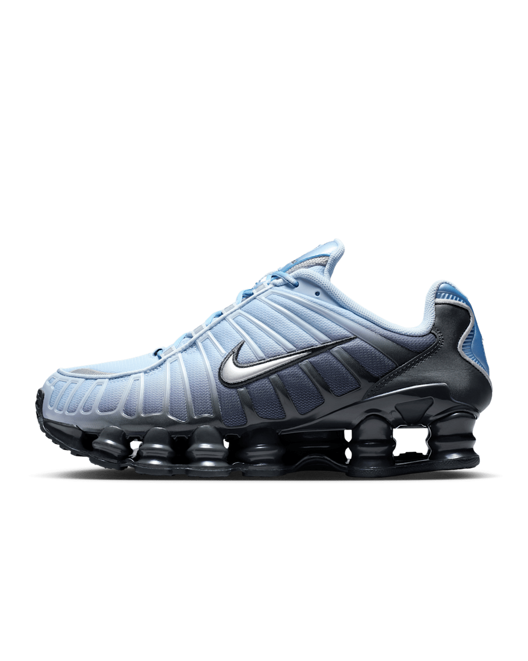 Nike Shox TL Women's Shoes - Anthracite/Light Armoury Blue/Metallic Silver