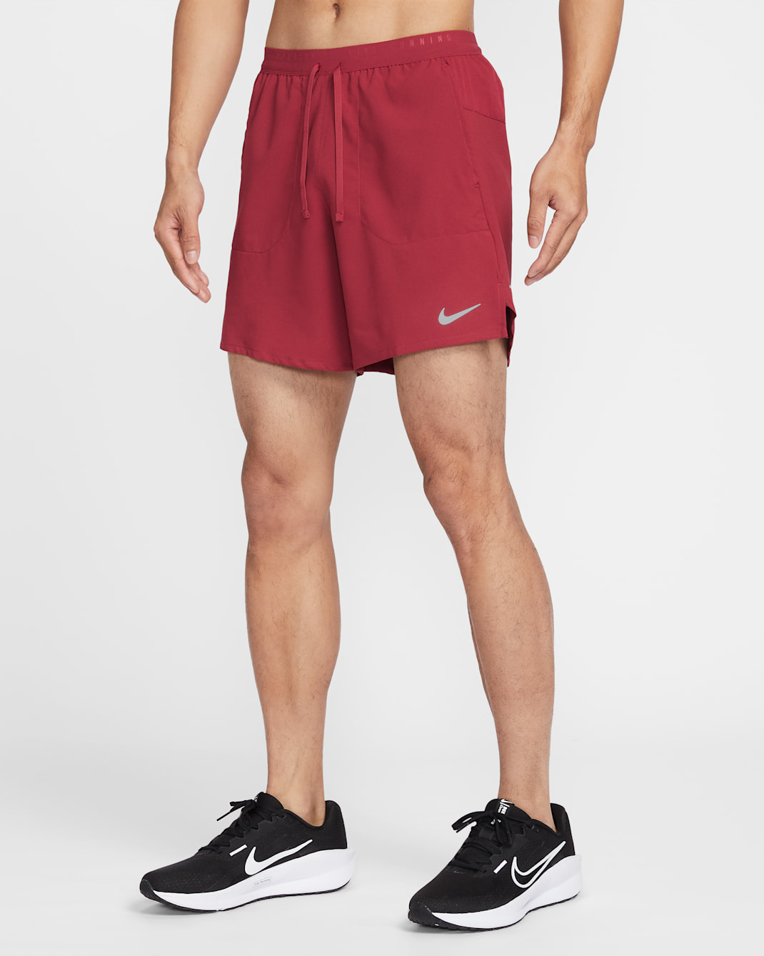 Nike Stride Men's Dri-FIT 18cm (approx.) Briefs-Lined Running Shorts - Team Crimson