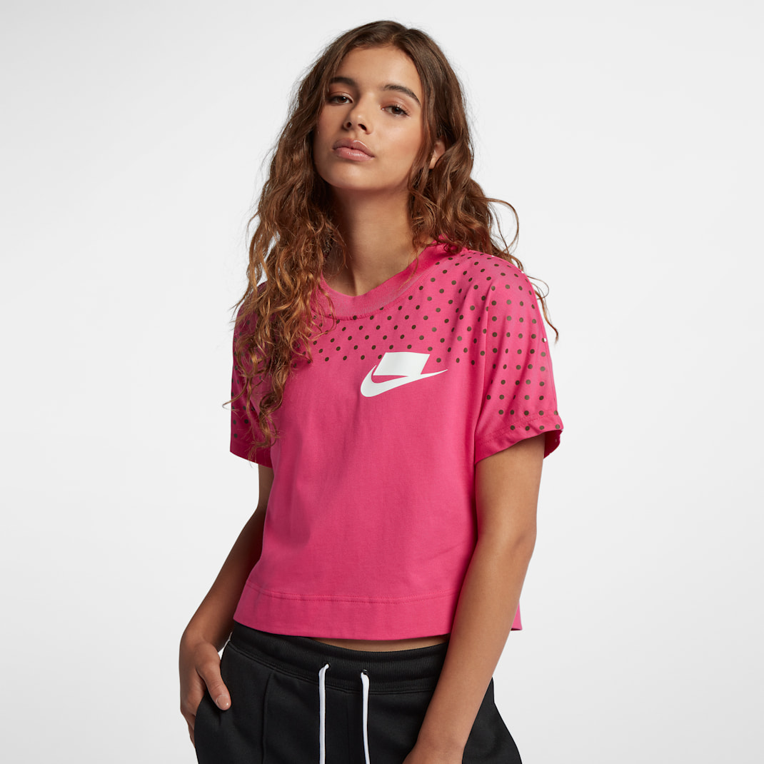 Nike Sportswear Crop Top Women's Crop Top - Watermelon/White/Olive Canvas/White