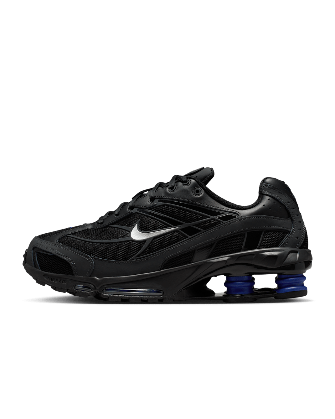 Nike Shox Ride 2 Men's Shoes - Black/Deep Royal Blue/Anthracite/Metallic Silver