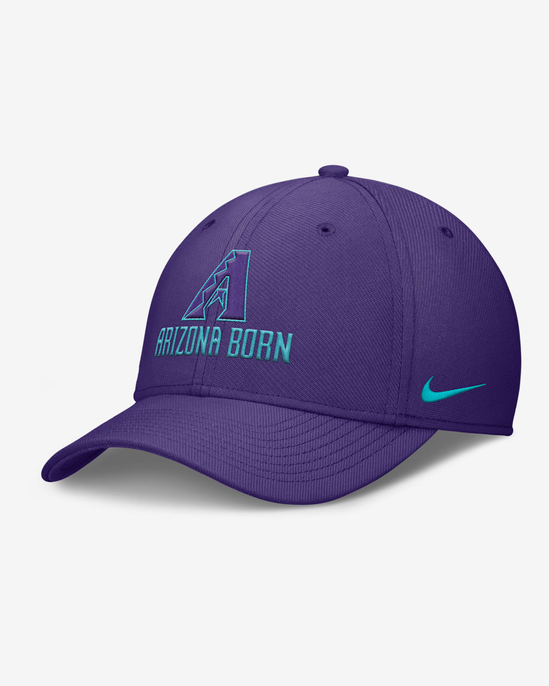 Arizona Diamondbacks City Connect Rise Swoosh Men's Nike Dri-FIT MLB Hat - Purple