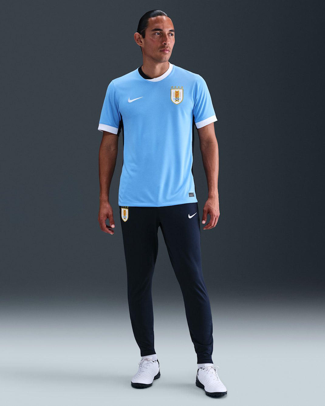 Pants de fútbol de tejido Knit Nike Dri-FIT para hombre Uruguay Strike - Obsidiana oscuro/Gris niebla/Gris niebla