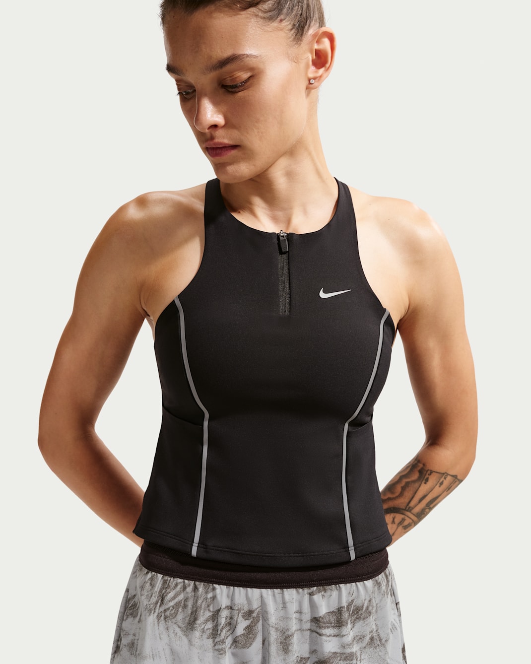 Nike Women's Medium-Support Padded Bra Tank - Black