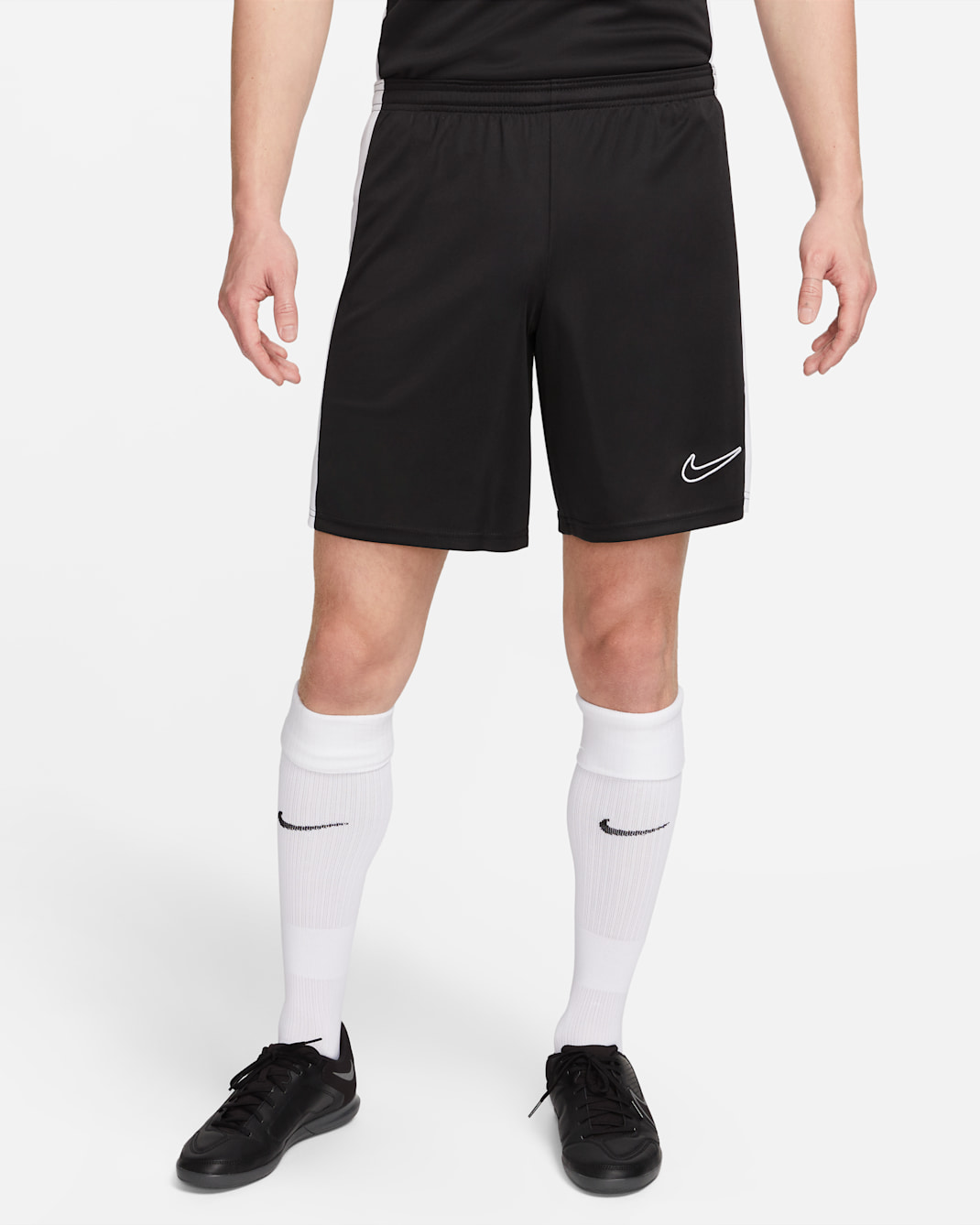 Nike Dri-FIT Academy Men's Dri-FIT Soccer Shorts - Black/White/Black/White