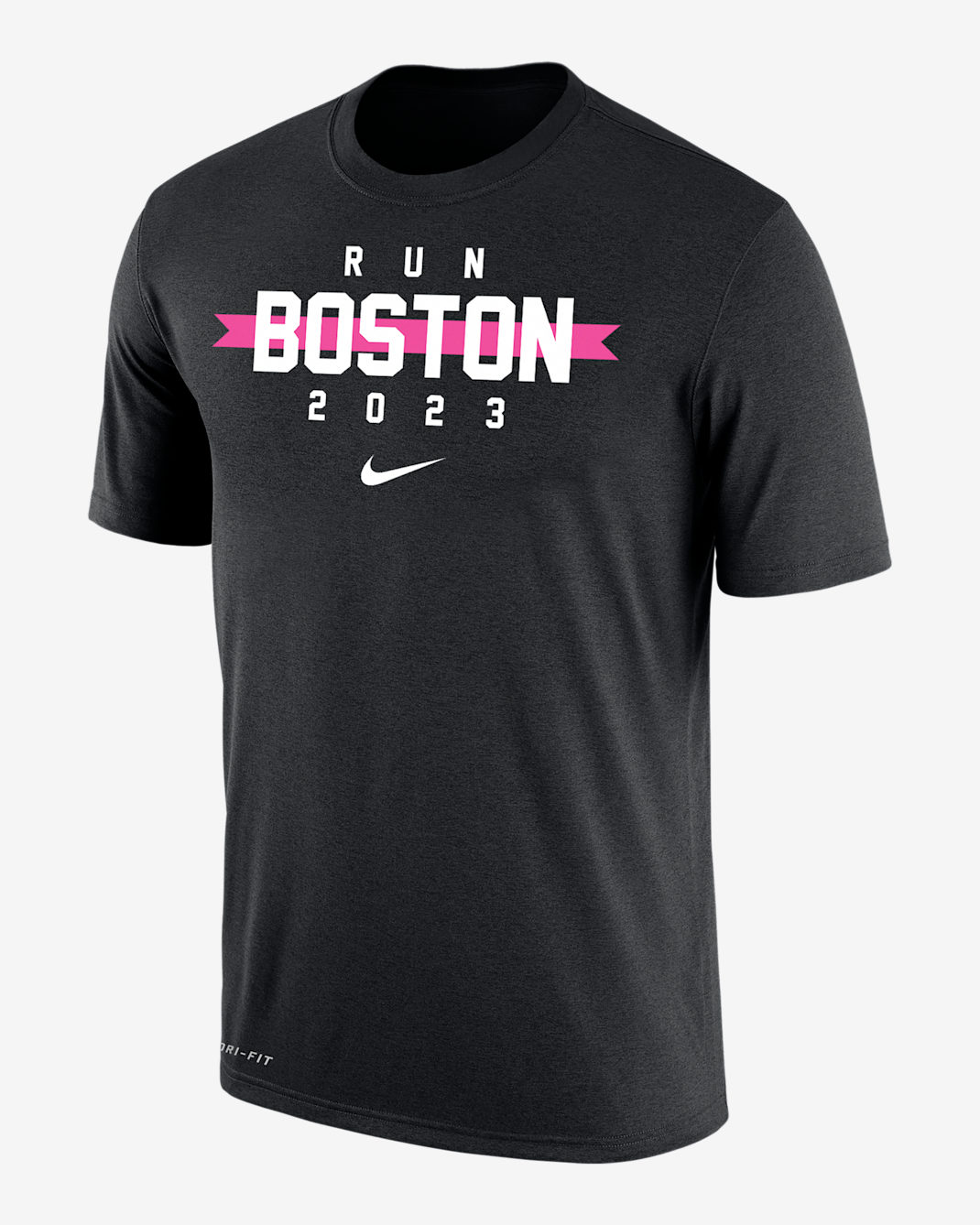 Nike Dri-FIT Men's Running T-Shirt - Black