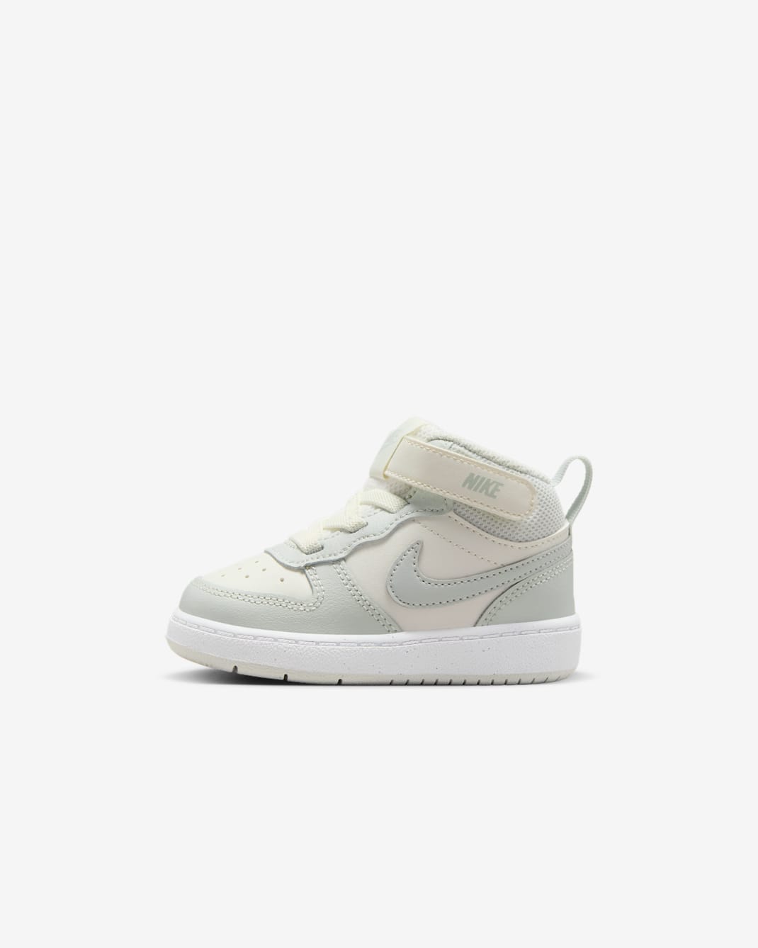Nike Court Borough Mid 2 Baby/Toddler Shoes - Sail/White/Light Silver