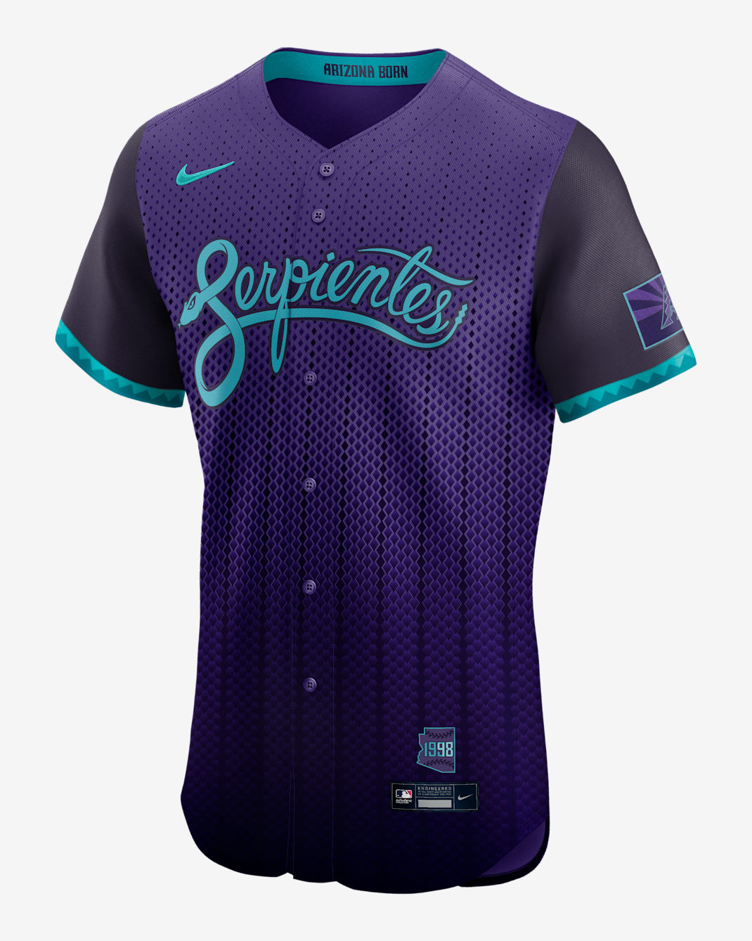 Arizona Diamondbacks City Connect Men's Nike Dri-FIT ADV MLB Elite Jersey - Purple