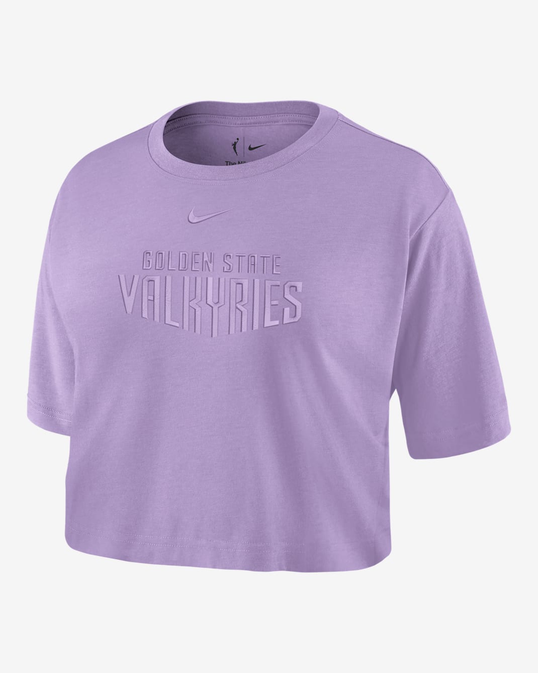 Golden State Valkyries Women's Nike WNBA Cropped T-Shirt - Urban Lilac