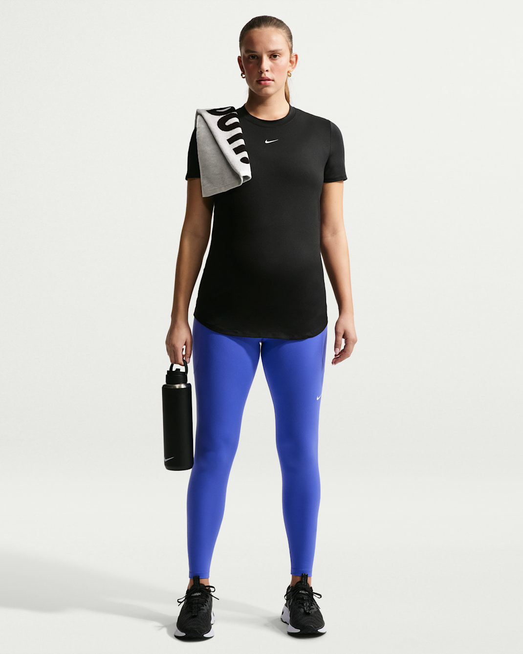 Nike (M) One Women's High-Waisted 7/8 Leggings with Pockets (Maternity) - Sapphire