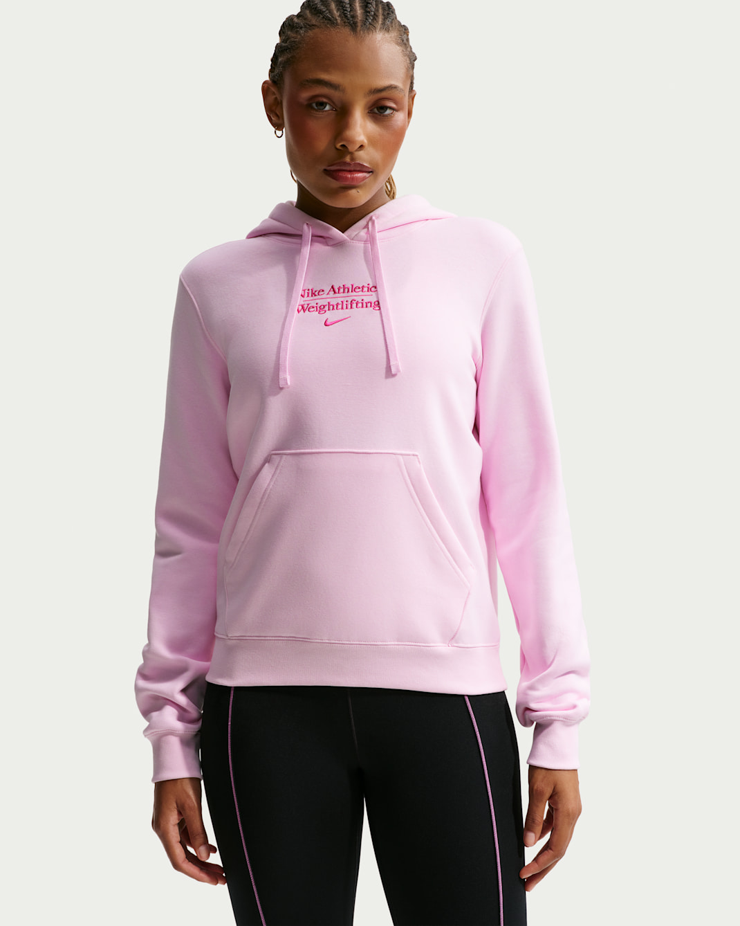 Nike Women's Weightlifting Pullover Hoodie - Pink Foam/Pink
