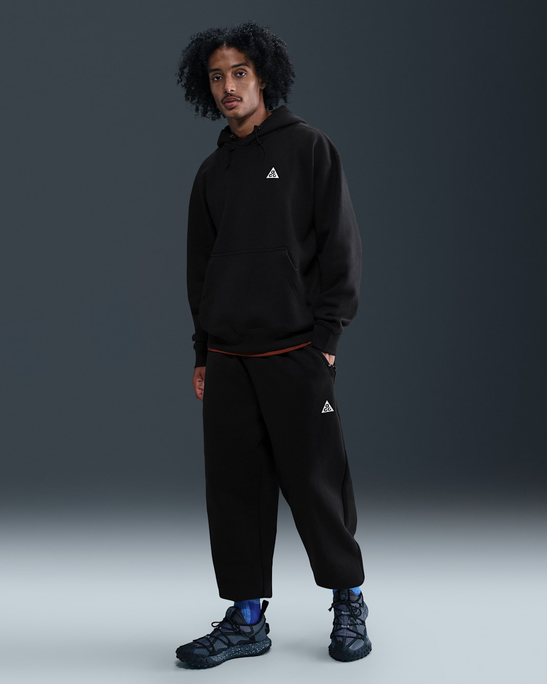 Pantaloni Nike ACG "Tuff Fleece" - Nero/Summit White