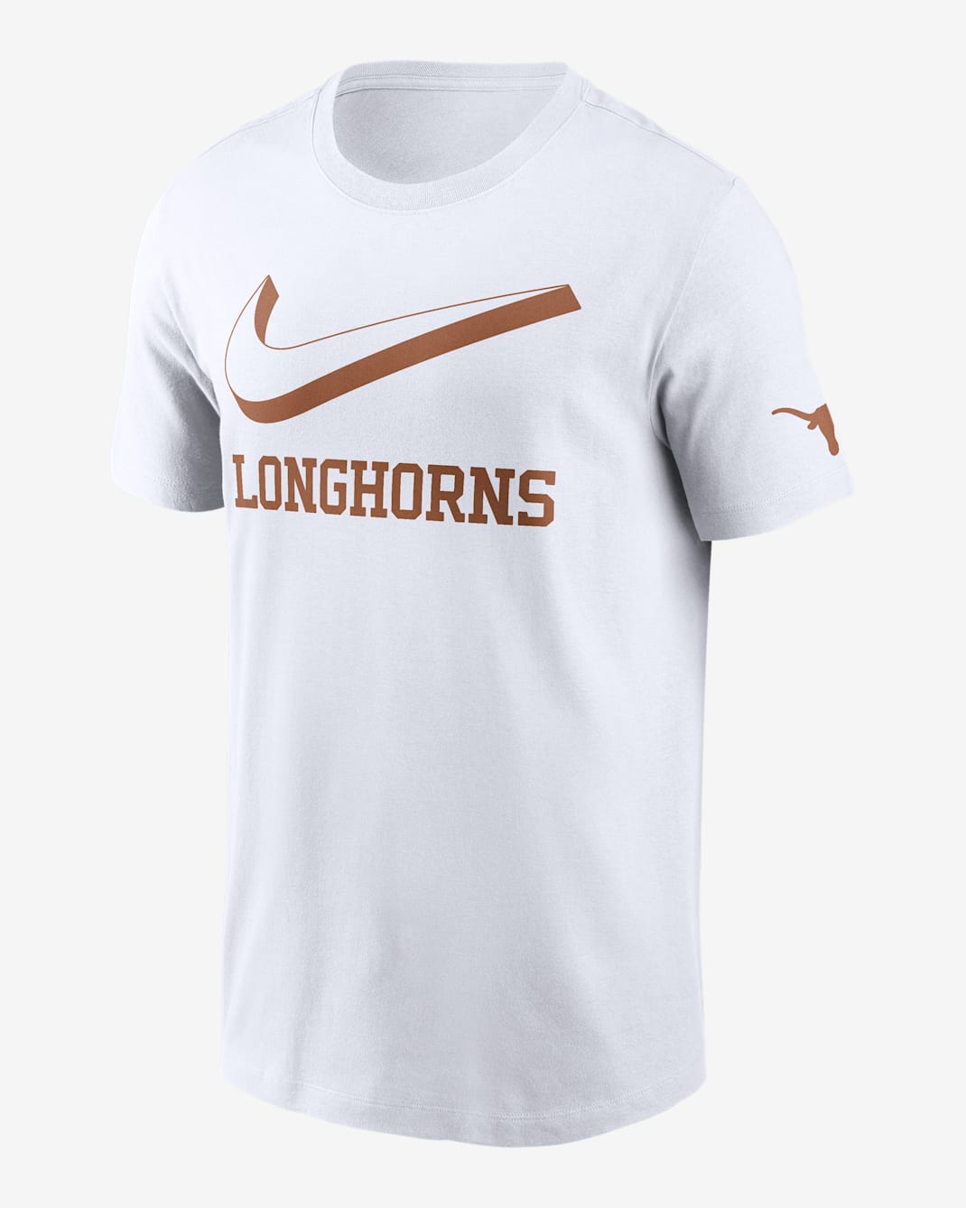 Texas Primetime Campus 2-Hit Swoosh Men's Nike College T-Shirt - White