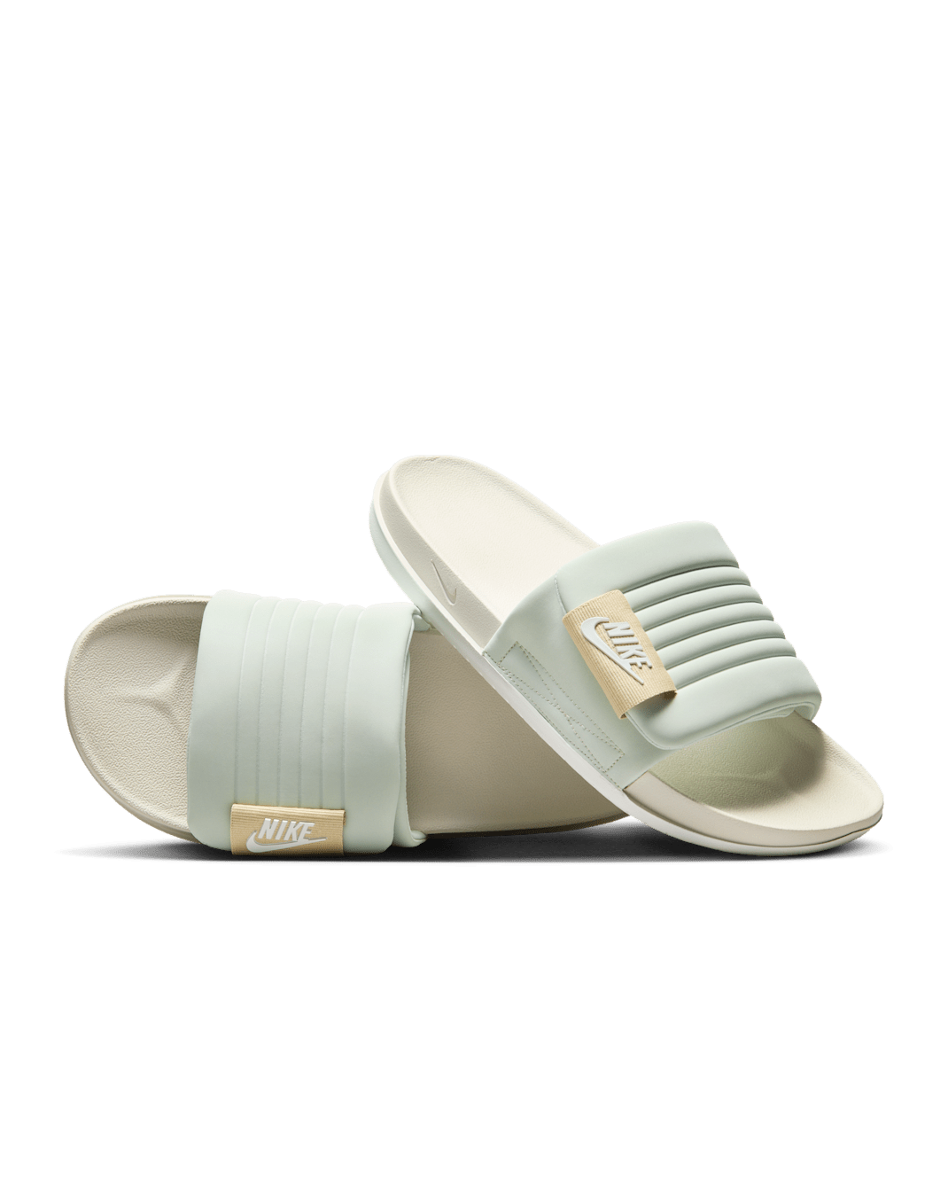Nike Offcourt Adjust Men's Slides - Light Silver/Team Gold/Light Bone/Sail